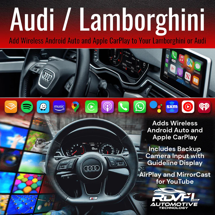 Add #CarPlay to  #Audi A6/Q7 : Audi A6 (2009-2011)
Audi Q7 (2010-2015), Audi S6 (2009-2011), Audi RS6 (2009-2011)

$680 - 

rdvfl.com/collections/au…