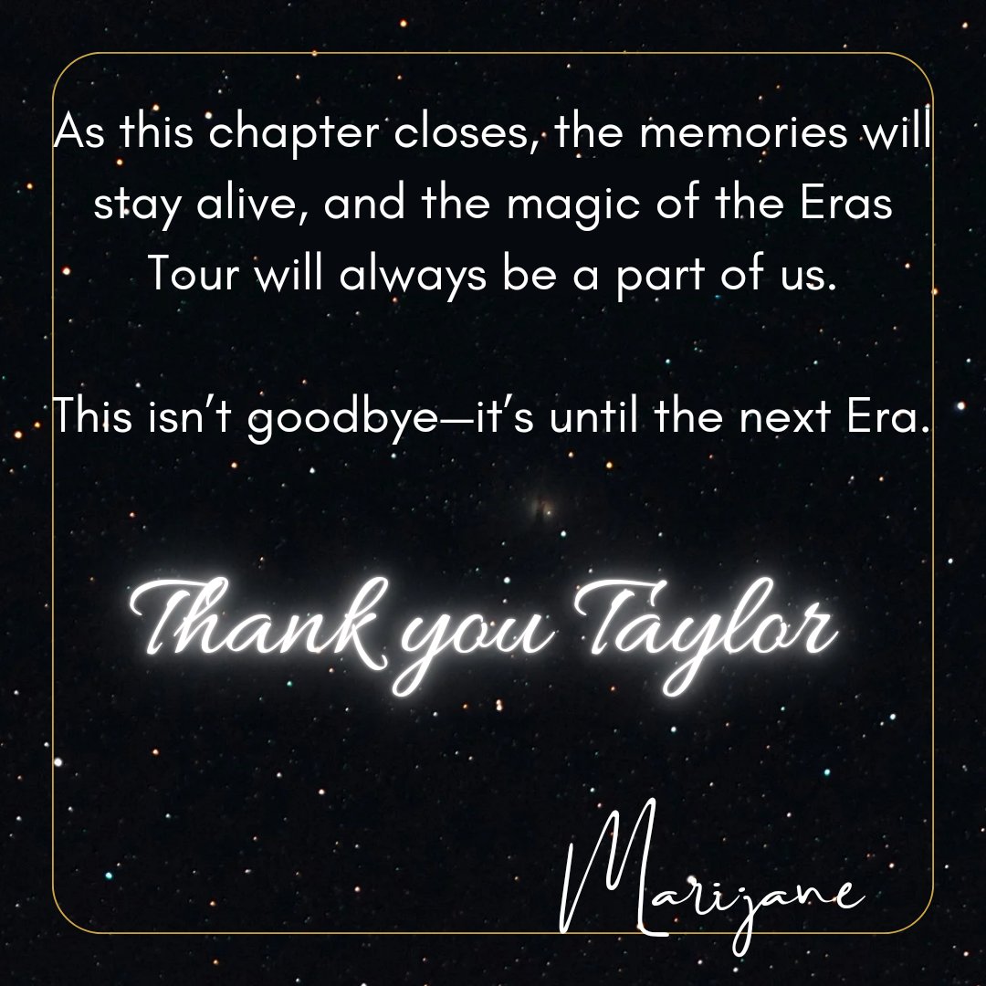 Thank you <a href="/taylorswift13/">Taylor Swift</a> 🤍

<a href="/taylornation13/">Taylor Nation</a>