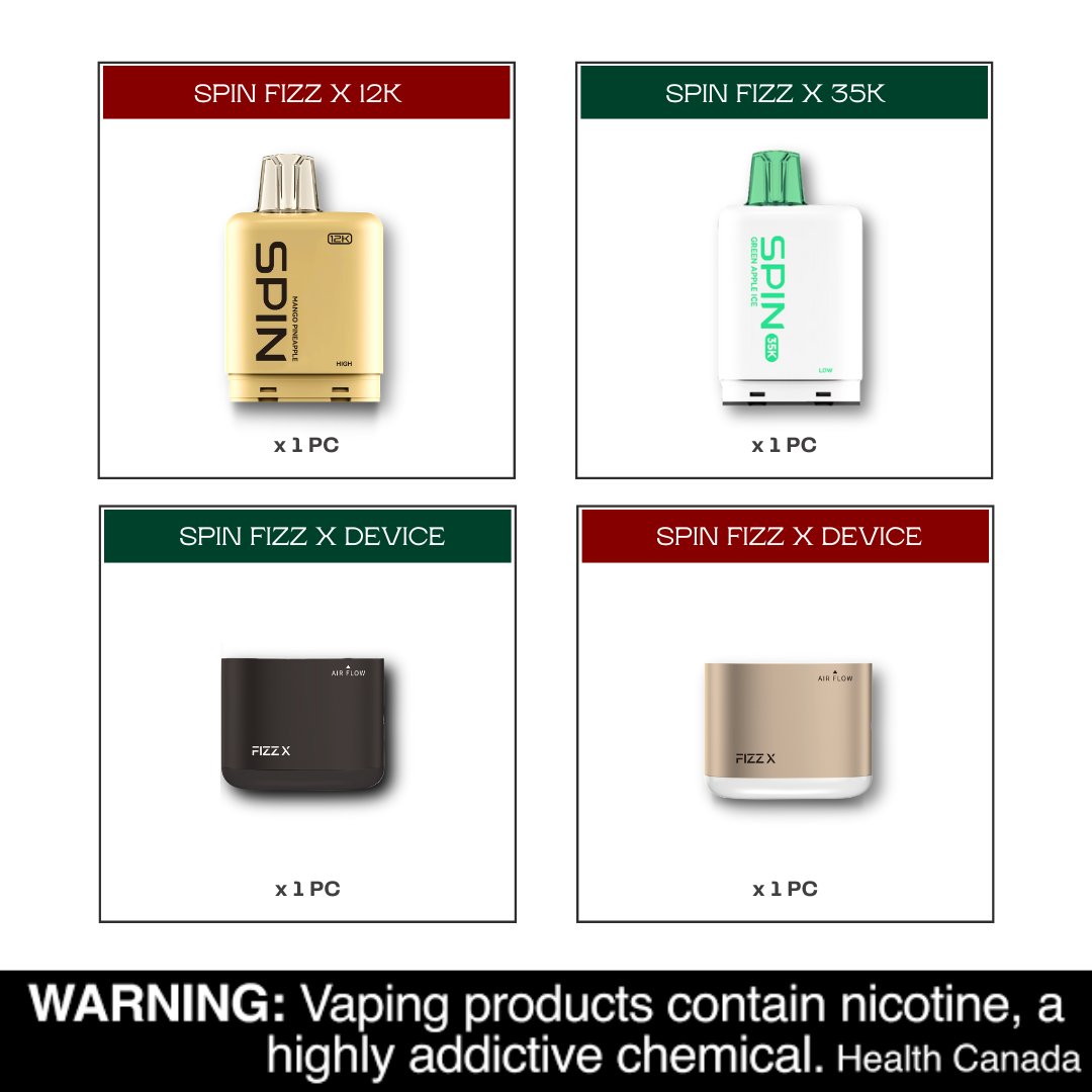 spinvapeca's tweet photo. 🎄 SPIN Holiday Gift Set is Here!

Celebrate the 2024 holiday season with the Spin Vape Disposables Holiday Gift Set—the ultimate vaping gift for yourself or a loved one! 🎅💨

💡Learn more on https://t.co/eK3N4rFHOh

#ChristmasGiftSet #Holiday #christmas2024 #SPIN #SPINFizzX https://t.co/TDwBEif1FA