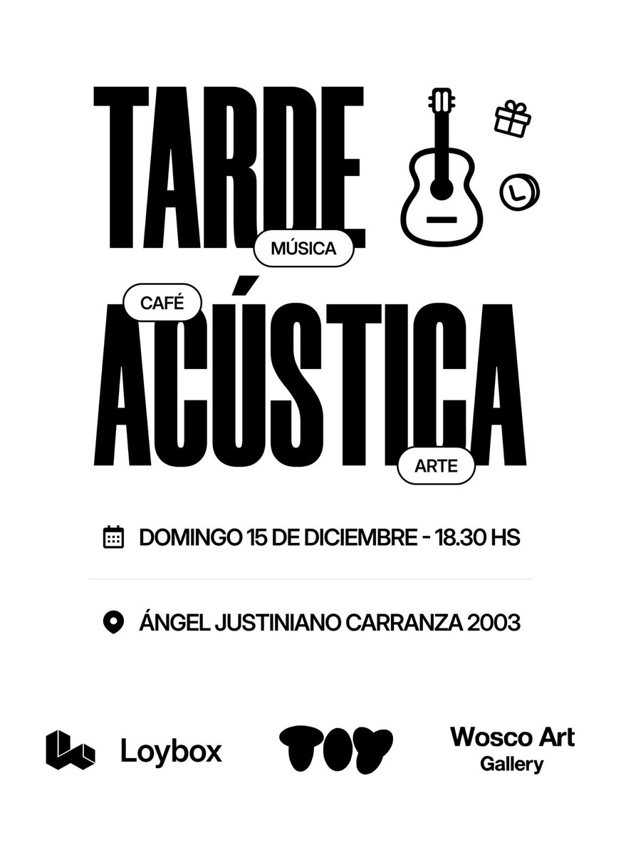 Musica en vivo, tragos, café, arte y sumar puntitos con Loybox? 👀🍹

Todo eso podes hacer el domingo 15  de diciembre a las 18:30 en Toy Café. Sumate al primer eventazo de Loybox.

Anótate 👇
lu.ma/ti2z2pma