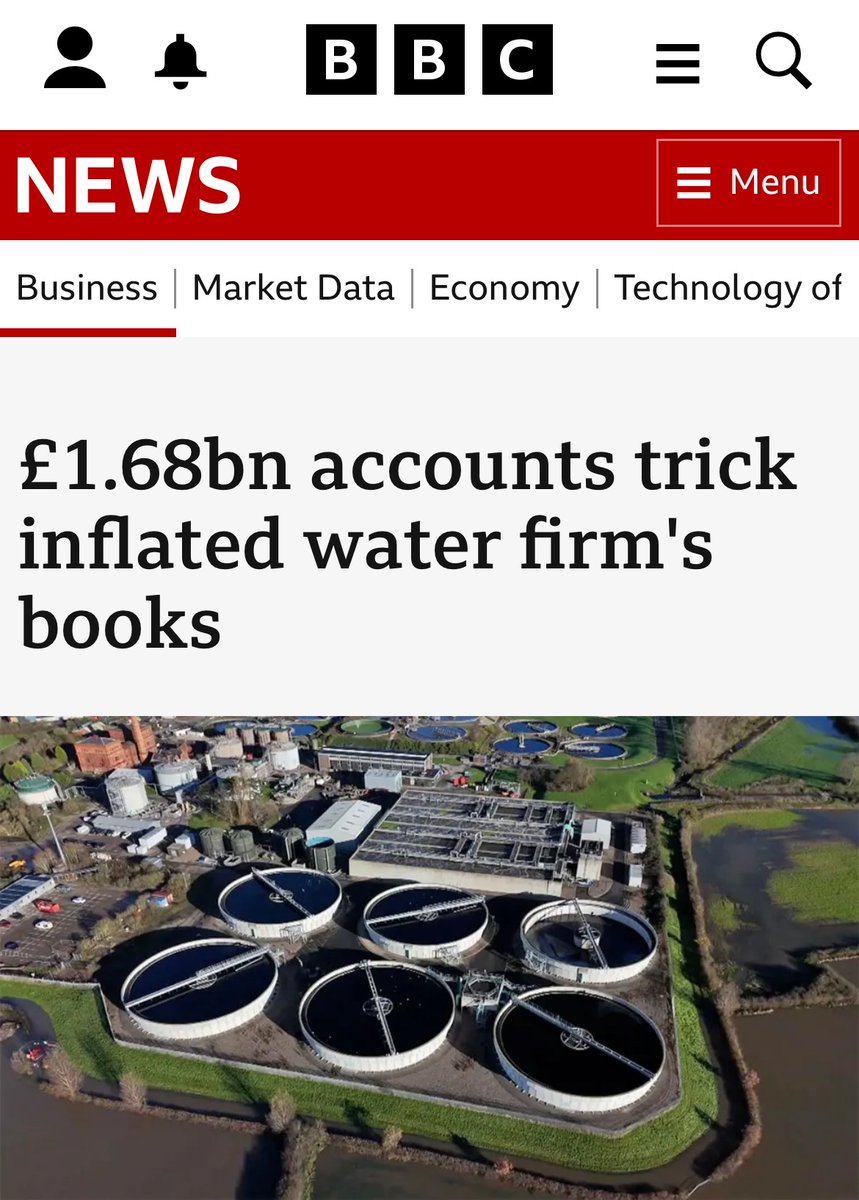 This is only the half of it. 

Today in Parliament we were told how Panorama was forced by Severn Water lawyers to drop details of how they also game sewage/water contamination reporting.

We deserve better. We deserve publicly owned water 💦