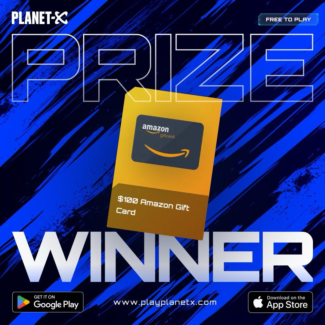 jamionfire's tweet image. OMG got a 100$ Amazon card LFG
⁦@play_planetx⁩ 
#Hunt
#Extract
#Win