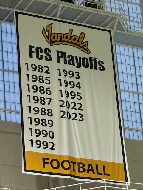 glad to have gotten it started.  '83 team was better but 8-3 record would not get us in--lost to Reno and Idaho State. Reno lost in semi's-- ISU and Reno played in 1st round, Reno won 27-20 if I recall-- we would have made a deep run  in my opinion
 GO GET SOME CAT!  GO VANDALS!