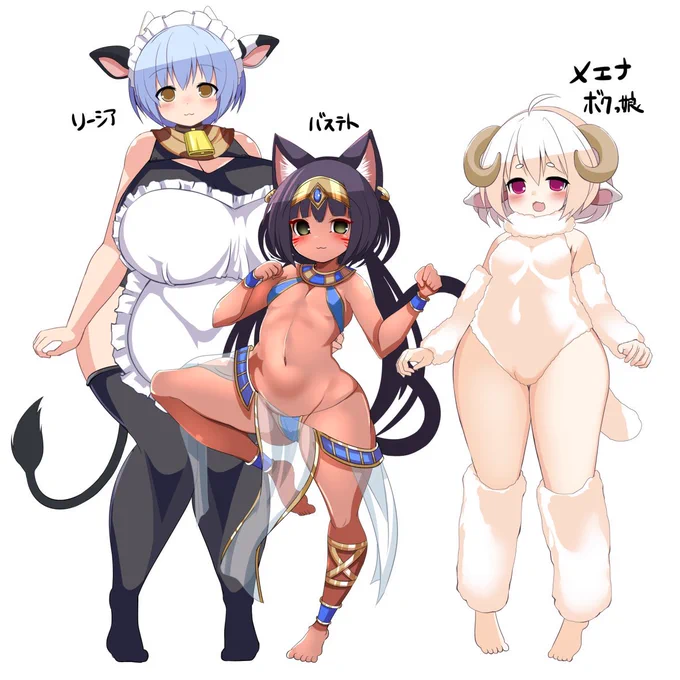 ラミアママは製作中のR-18RPGの仲間キャラとして登場予定です他にもこんな子達を構想中です 
