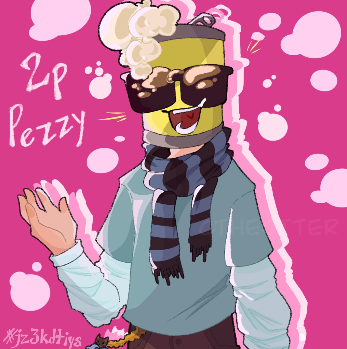 Disconnect040's tweet photo. It was really fun to draw this guy! 💚🩷
——————
#jz3kdtiys #2pfrouse 
#pezzy #pezzyfanart https://t.co/t8uFneo6yE