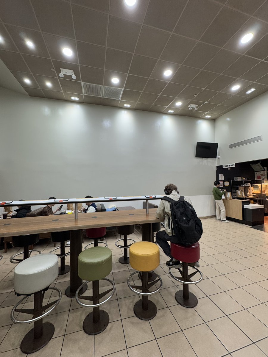 dericksengs's tweet photo. Why does the NYU @McDonalds look and feel like a hospital or prison cafeteria… https://t.co/n6Z6LIZdVb
