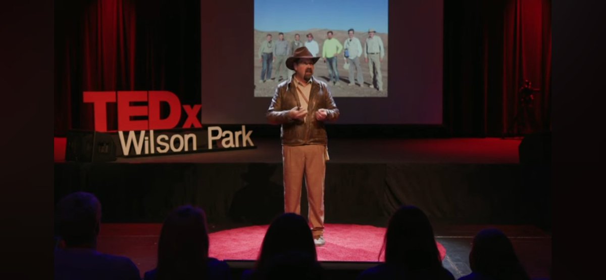 I'm Watching <a href="/MeteoriteSteve/">Steve Arnold</a> give his TEDx talk and thrilled to see myself in this slide! (That's me on the far right in the Atacama Desert). Check out his talk here...
Thttps://youtu.be/4lUyMNOkmc8?si=JmgfNKtXDbeNV0uT