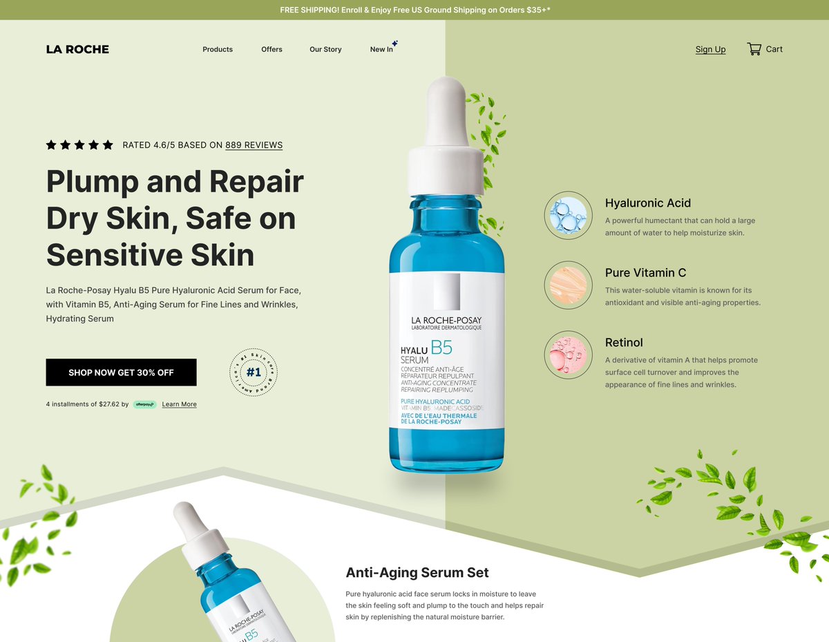 AhsanRaz5's tweet photo. Shopify store for Skin Care Brand by Ahsan Raz  👑 https://t.co/OdGjskx0ep https://t.co/iNOCNGTmsh