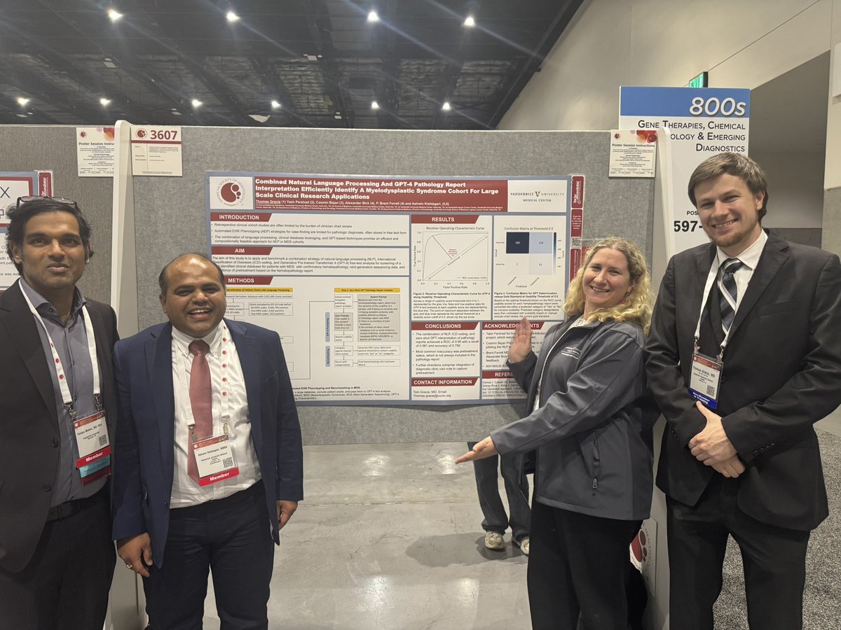Kathy Walsh, MD, MAEd (@kathy_walshmd) on Twitter photo Great poster presentation yesterday afternoon by our incoming heme/onc fellow Dr Gracie with his PI <a href="/AshKishtagari/">Ashwin Kishtagari, MD</a> @VUMCHemOnc <a href="/jordanberlin5/">Dr. jordan berlin</a> Great poster presentation yesterday afternoon by our incoming heme/onc fellow Dr Gracie with his PI <a href="/AshKishtagari/">Ashwin Kishtagari, MD</a> @VUMCHemOnc <a href="/jordanberlin5/">Dr. jordan berlin</a>
