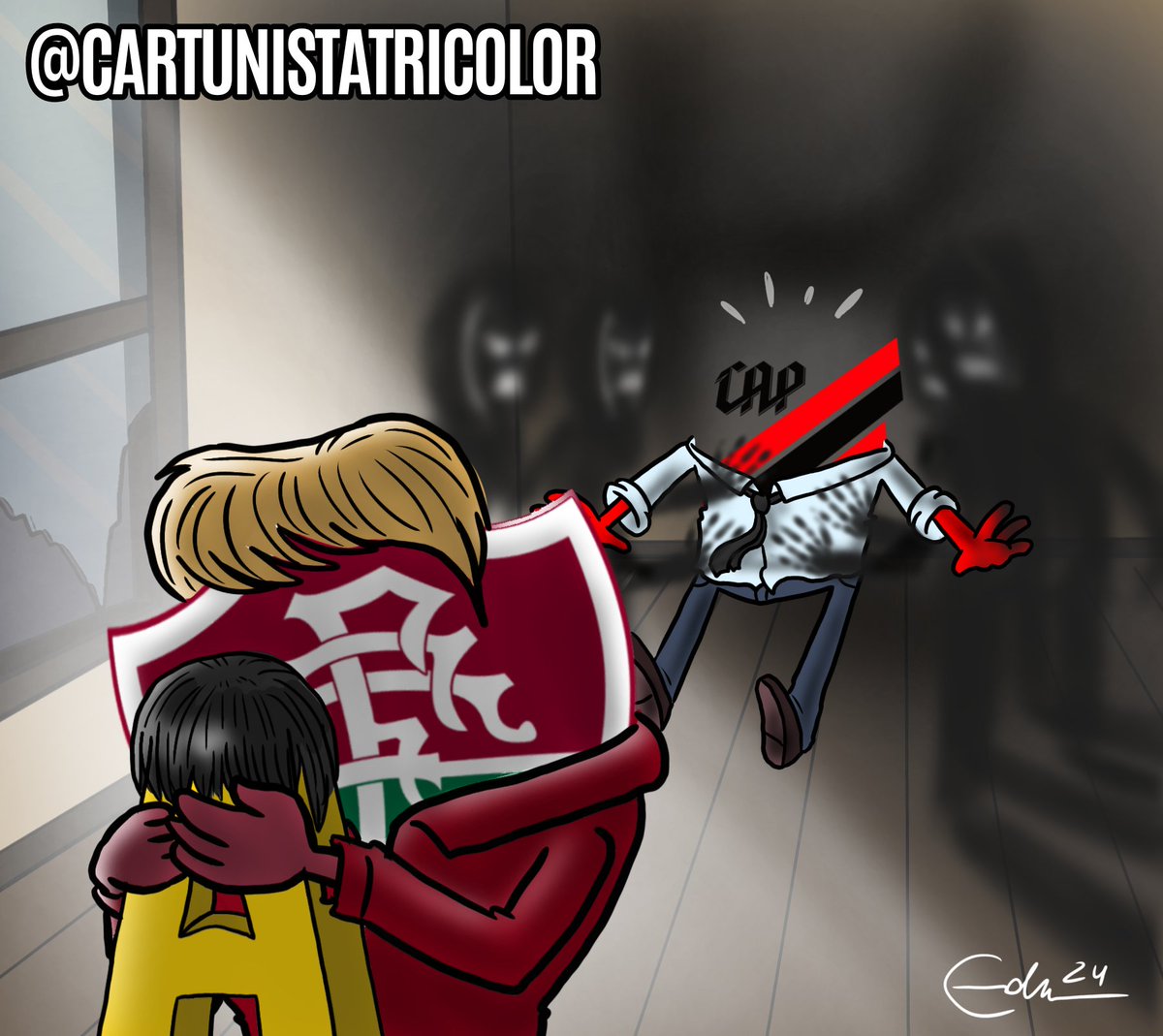 "É espantoso Molly. O que é verdadeiro levamos conosco!" 🤣😜🇭🇺 #Fluminense #athleticopr