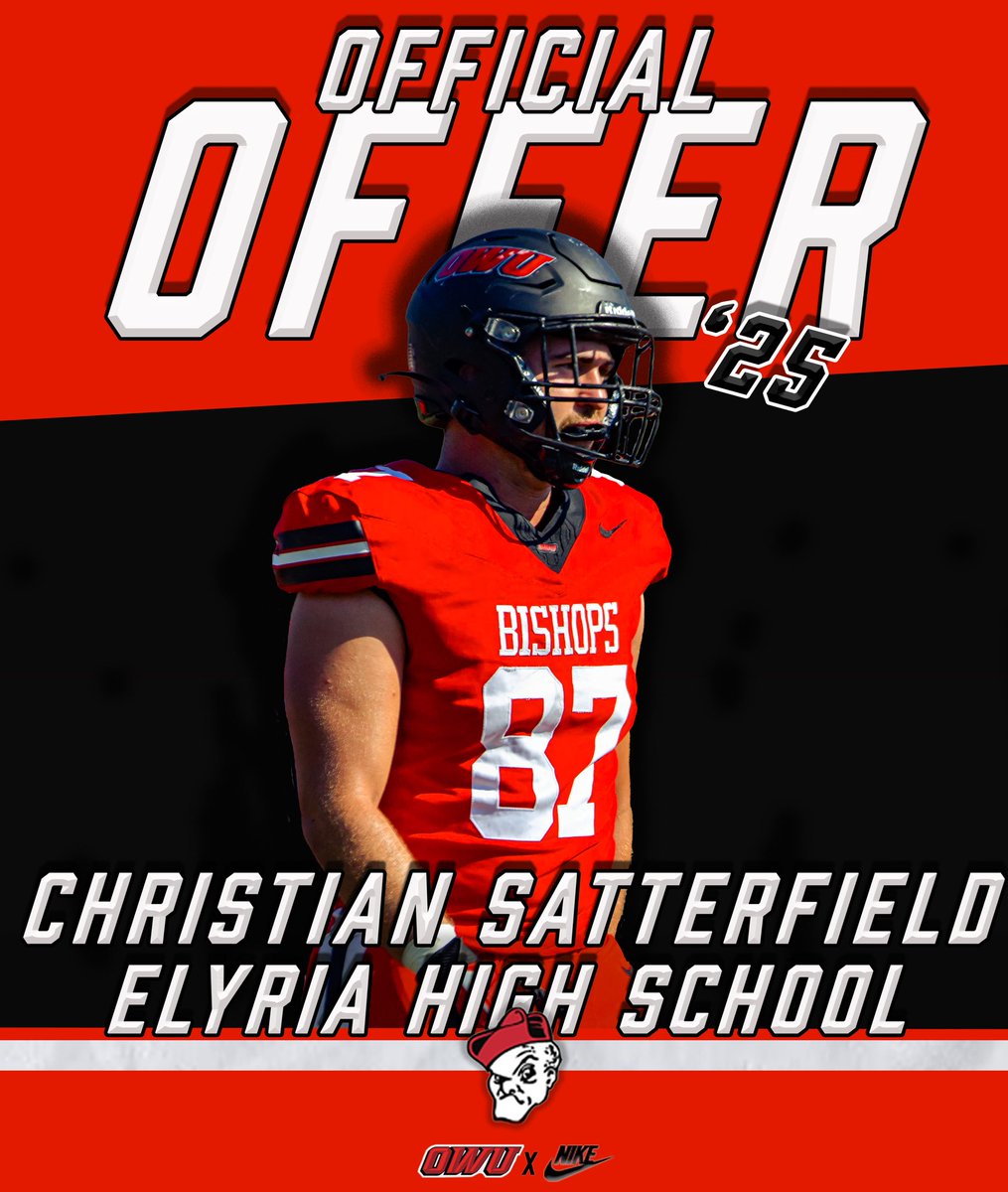 ChristianSatt's tweet photo. Blessed to have received an opportunity to play at Ohio Wesleyan University! 

@owen_fankhauser https://t.co/f3SyJT7Dl0