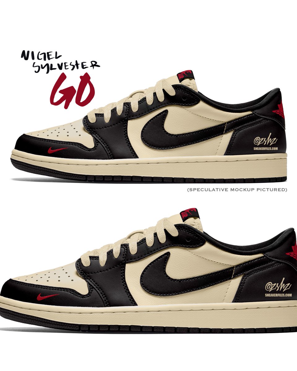 EXCLUSIVE: Nigel Sylvester x Air Jordan 1 Low OG “NITRO” expected to release Fall 2025! 🚲🏎️💨

Black/Muslin/Varsity Red
IB8958-001