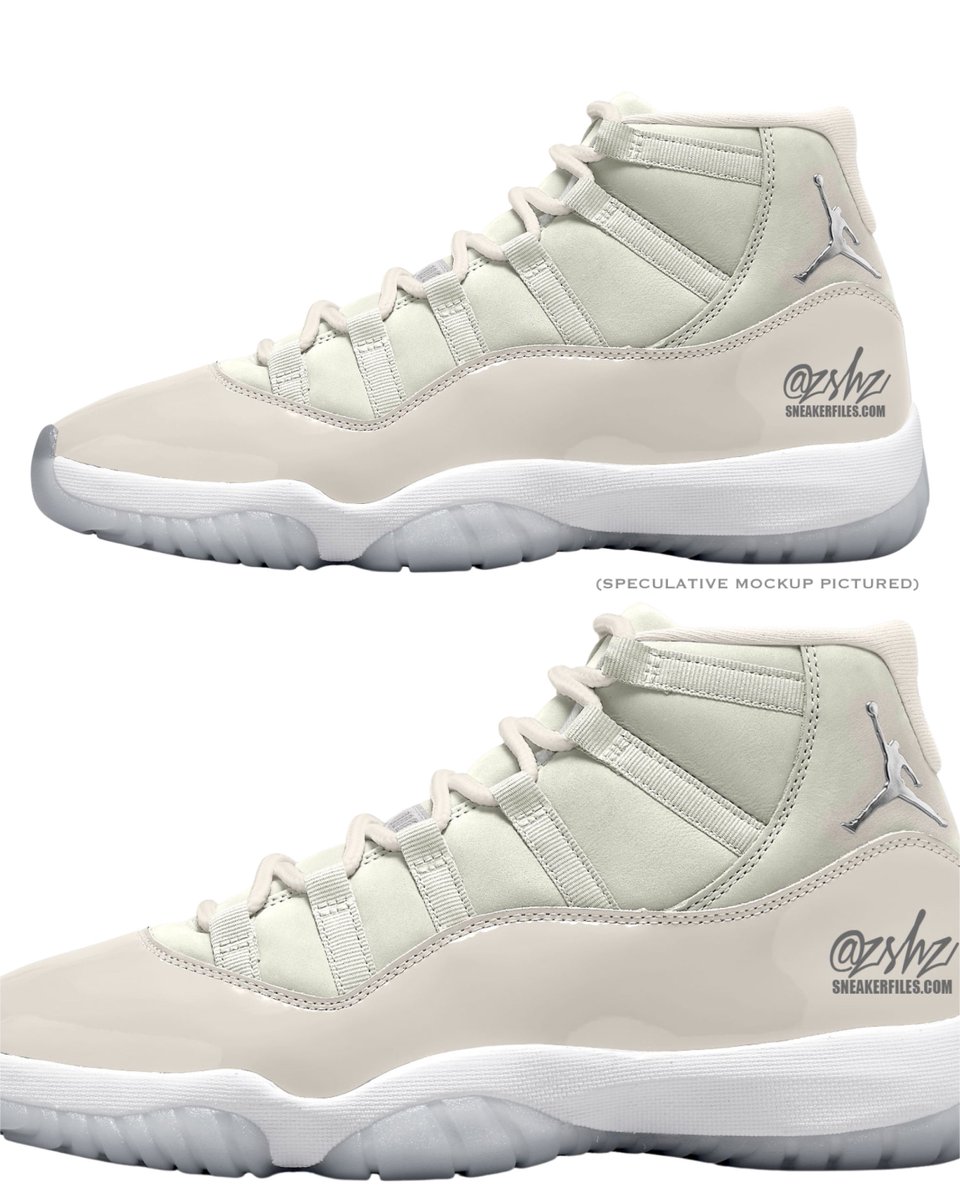 zSneakerHeadz's tweet image. EXCLUSIVE: “Sail” Air Jordan 11 WMNS releasing Holiday 2025! 🍦

Sail/Pearl Grey/White/Metallic Silver
AR0715-110

✍️: @zSneakerHeadz x @sneakerfiles