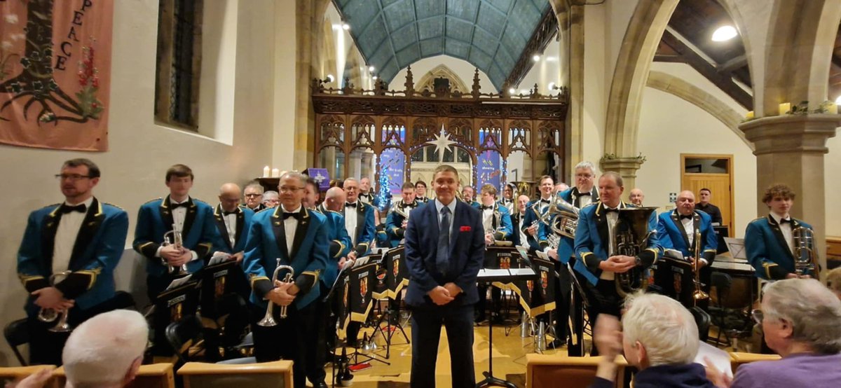 audgill's tweet photo. The joys of playing in brass bands and brass groups in the run up to Christmas. Snippets from 30 Nov to 9 Dec - Concerts, Care Homes, Dalton Park &amp; Beamish. More to follow 🎺🎄⭐🎺 https://t.co/QTVVBR5tXo
