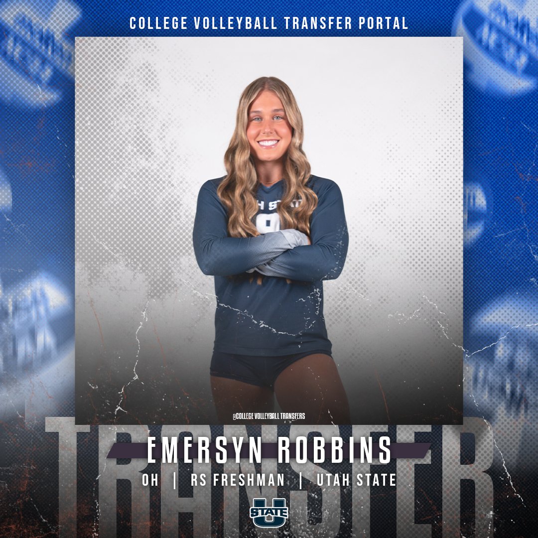 College VBall Transfers (@cvbtransfers) on Twitter photo 𝗜𝗻 𝗧𝗵𝗲 𝗣𝗼𝗿𝘁𝗮𝗹
✏️: Emersyn Robbins
🏐: OH
🎓: RS Freshman
📍: Utah State
❌: <a href="/emersynrobbins8/">Emersyn Robbins</a>
#CollegeVBTransfers | #NCAAWVB 𝗜𝗻 𝗧𝗵𝗲 𝗣𝗼𝗿𝘁𝗮𝗹
✏️: Emersyn Robbins
🏐: OH
🎓: RS Freshman
📍: Utah State
❌: <a href="/emersynrobbins8/">Emersyn Robbins</a>
#CollegeVBTransfers | #NCAAWVB
