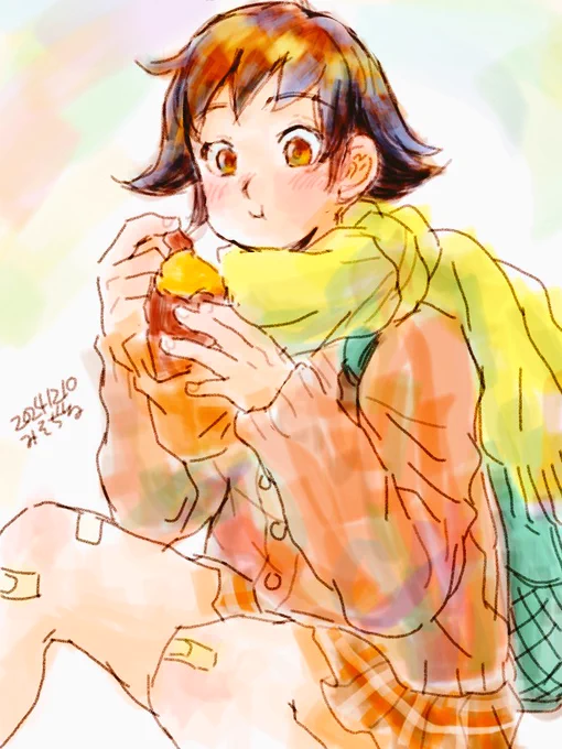 の指落書き 