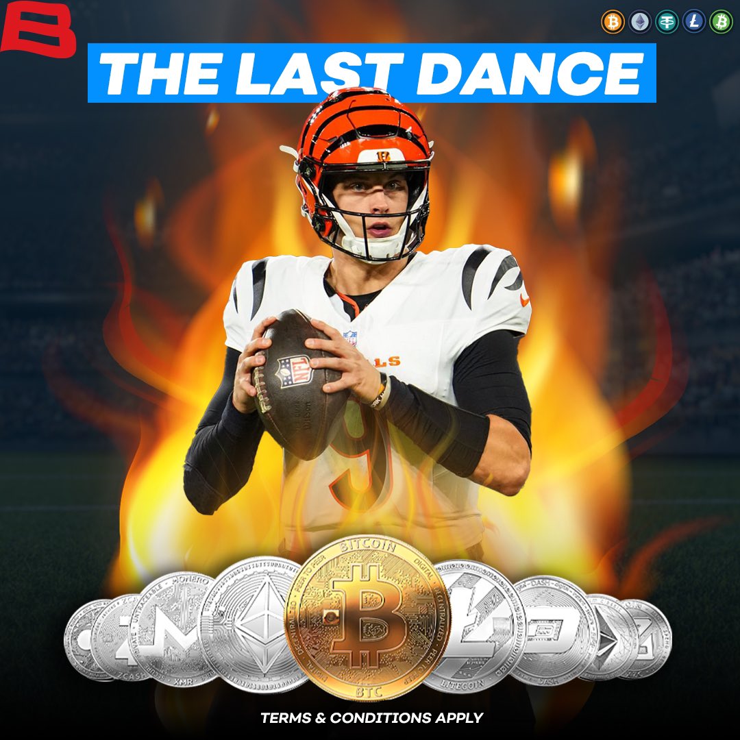 BovadaOfficial's tweet photo. The Bengals are in Dallas to close out NFL week 14 on Simpsons MNF! 🍩🏈

Follow us, repost and reply who you think will score the LAST TD tonight, and we will give $250 crypto bonuses to (up to 4) correct guesses! 🤑 https://t.co/PQSqCd4L8U
