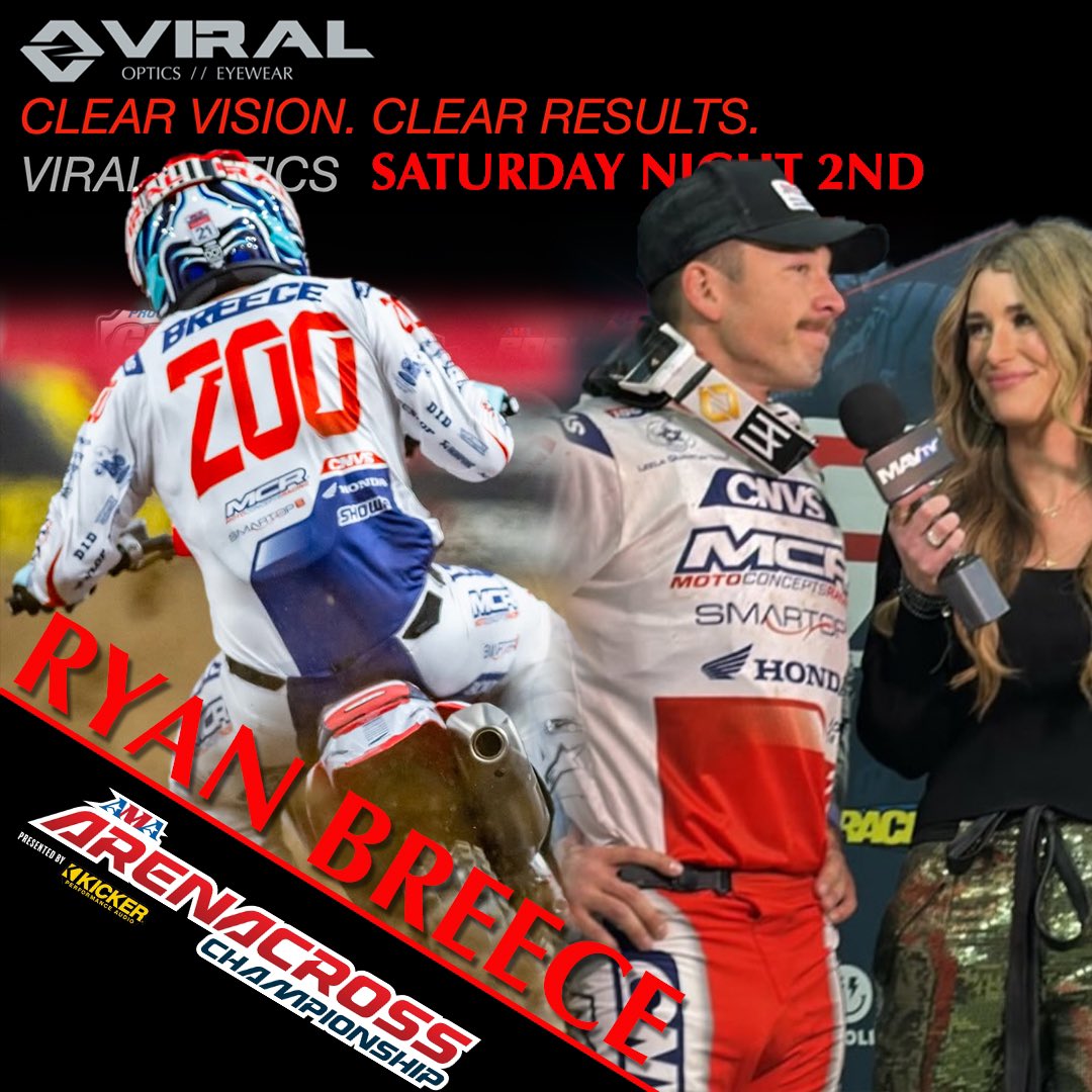 Ryan Breece take 5th overall at World SX In Abi Dhabi and 2nd Overall at Ama AX In Boise ID in the same week!!