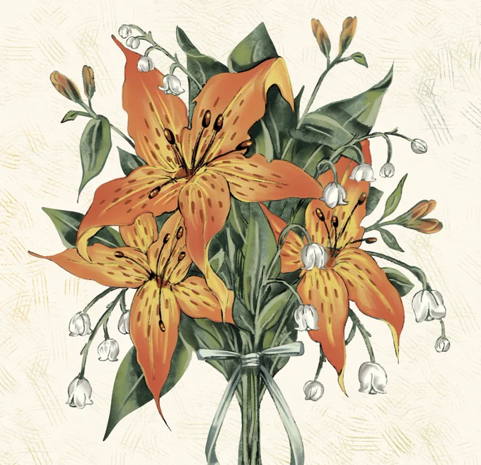 Hello! I'm Alexandra and I'm a hobbyist illustrator who likes to paint flowers, plants, and pretty men :)Kofi -  Insta -  