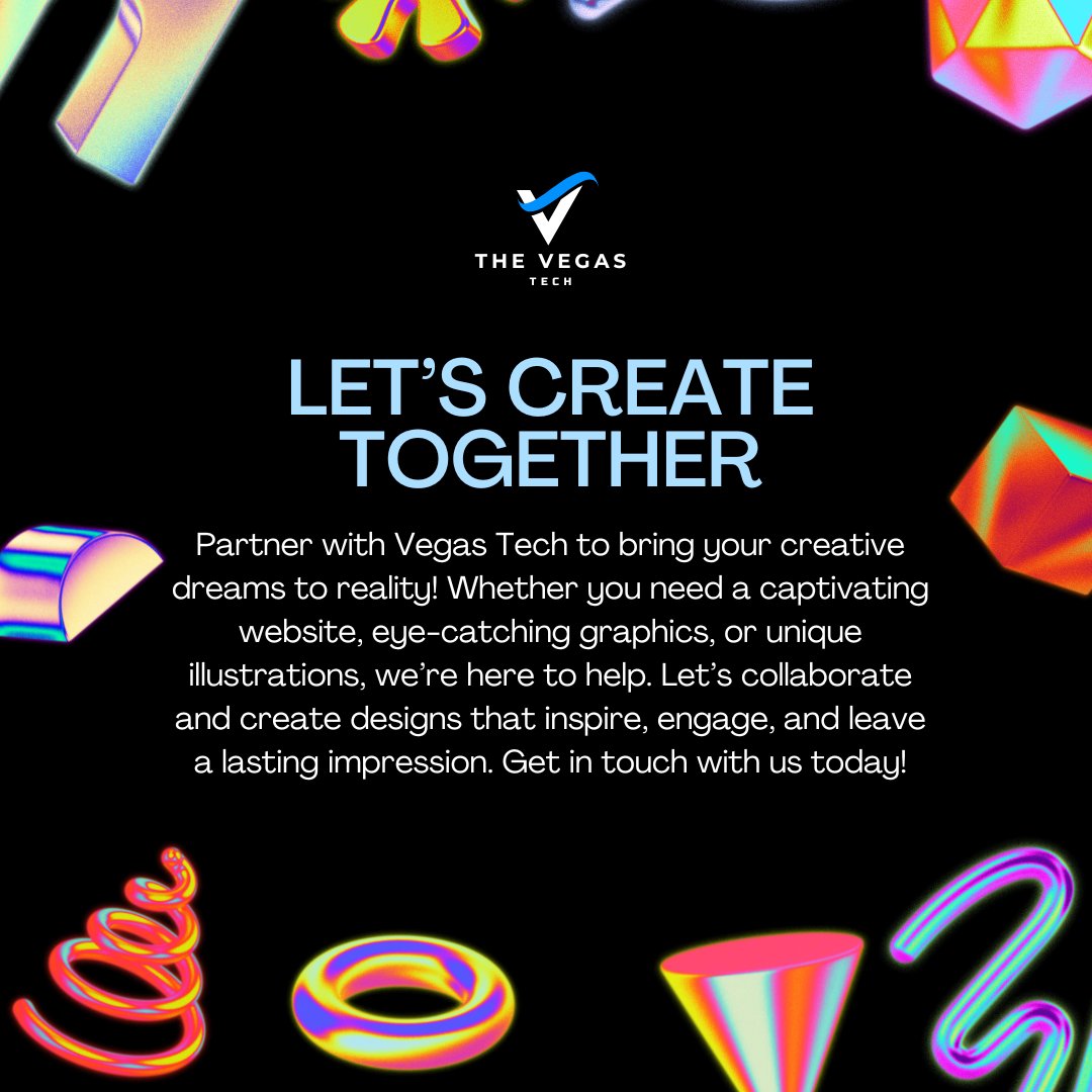 thevegastech's tweet photo. Ready to turn heads and drop jaws? Partner with Vegas Tech and let’s make something unforgettable. Whether it’s a sleek website, vibrant graphics, or unique artwork, we’re here to bring your ideas to life. 
#GraphicGoals #DesignWithHumor #CreativeAF #MakeItPop #BrandGlowUp https://t.co/gMs0b4ymLc