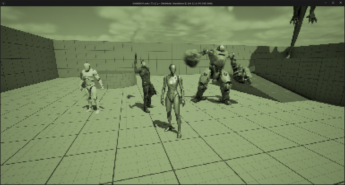 yuki2003_dev's tweet photo. UE AdventCalendar 2024 シリーズ3 10日目の記事を投稿しました！

「Unreal Engineで作るゲームボーイ風ポストプロセス」
https://t.co/LF5q42v2wS

サンプルプロジェクトもGitHubで公開しているのでぜひダウンロードして遊んでみてください！
https://t.co/PfZxipEZLK

#UE5 #UE5Study https://t.co/qd2Xf0Cujo