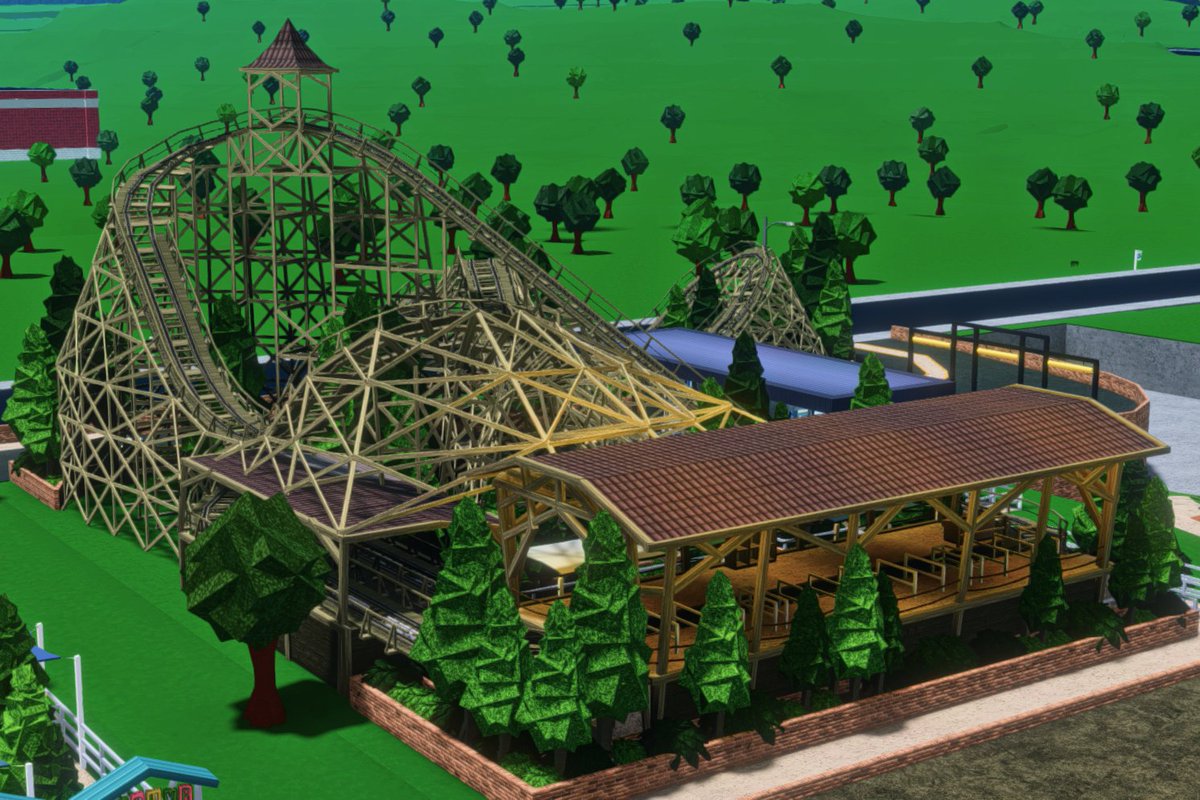 Introducing Galleon's Grave - AenslithiPark's Wooden Roller Coaster.
I think I cooked on the logo almost as much as I did on the ride itself

#bloxburg #bloxburgbuilds