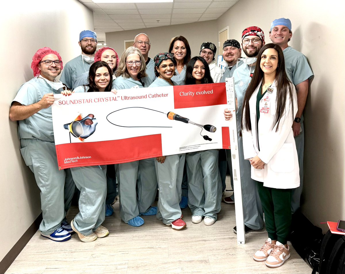 Drdevignair's tweet photo. Had a great day with the new SOUNDSTAR CRYSTAL with CARTO integration today. It sets a new standard for intracardiac imaging with unparalleled pristine image quality. Loved that I could continue with the zero fluoroscopy workflow—redefining safety and precision.
#epeeps  #jnj  #medtech  @JNJNews @JNJMedTechUKIr 
@SiemensHealth @StBernards