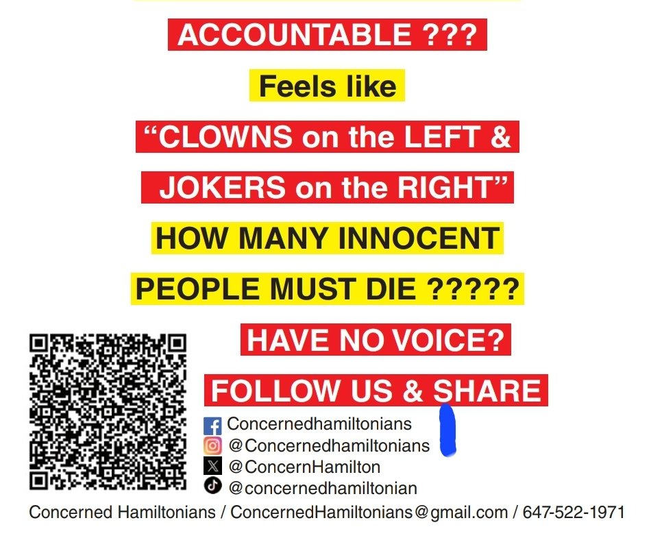 ConcernHamilton's tweet image. Up 60 shootings now, who is holding who accountable? 
#citycouncil a #joke
#hamiltontalks #hamiltoncity #hamiltonpolice #bikelanes #govtwaste #hamiltonmayor #hamiltoncrime #govtclowns