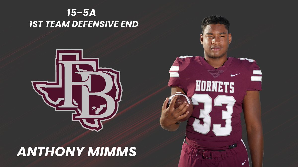 2026 EDGE Anthony Mimms is 1st Team All-District. Ant-Man is an instinctive, quick, and violent football player who also has A+ character. His senior season is going to be special!