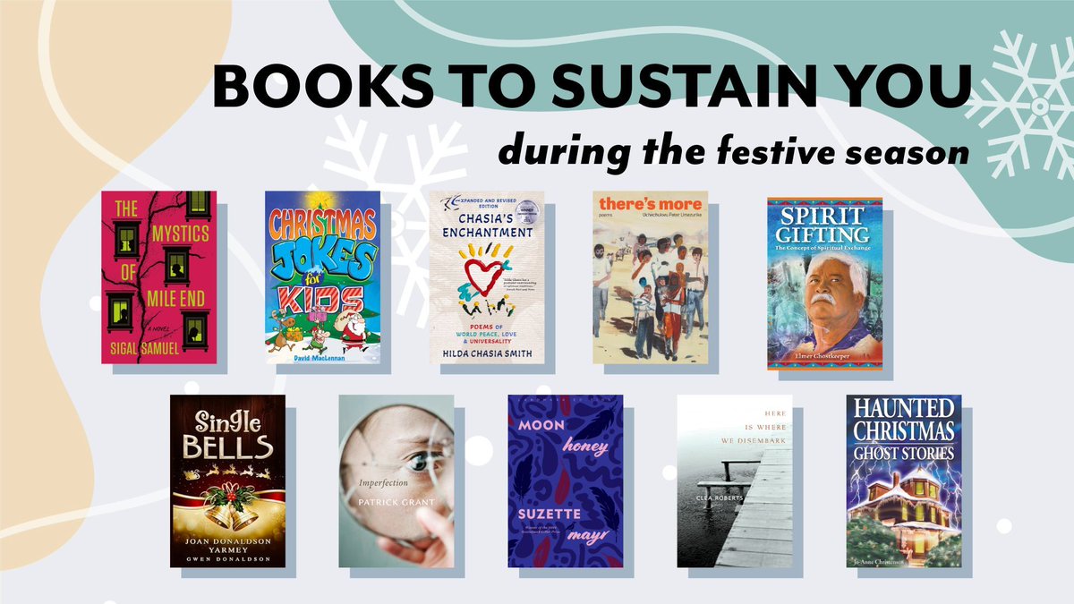 WeReadAB's tweet photo. Our latest article explores Alberta-published books that feature or touch on aspects of different December holidays, including Bodhi Day, Winter Solstice, Kwanzaa, Christmas, and Hanukkah. https://t.co/g92MrX8NPe 

#ReadAlberta #DecemberHolidays #ABBooks https://t.co/JF6yEulNTh