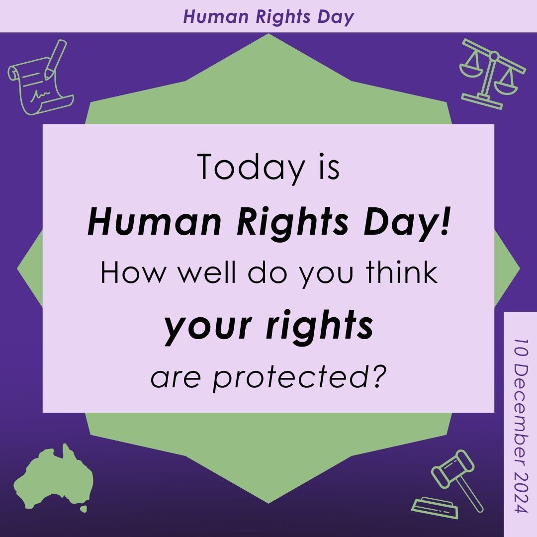 10/12/1948: United Nations adopts Universal Declaration of Human Rights.
2008: Australia signs the United Nations Convention on the Rights of Persons with Disabilities (UNCRPD).
BUT we are yet to fully protect &amp; uphold the rights of people with disability&gt; buff.ly/4gv3029
