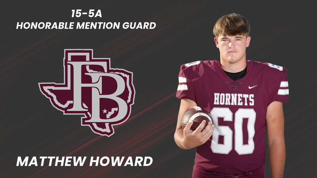 FBswarmfootball's tweet photo. 2026 OL Matthew Howard was named Honorable Mention All-District https://t.co/7bokwvByQC