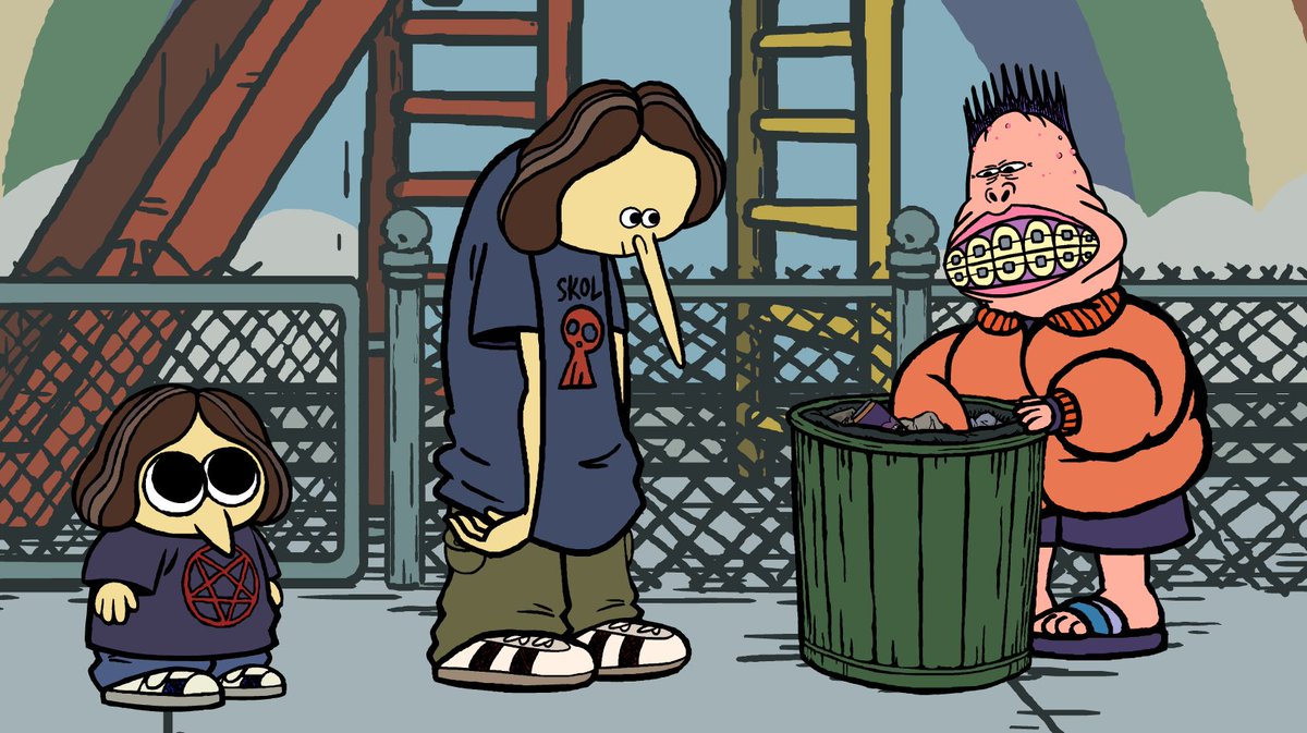 This Thursday:

-New episode of Bridge Kids
-Premieres on Newgrounds 9 AM EST
-Featuring a special guest
-PLUS a special new merch announcement

Stay tuned for Episode 10!