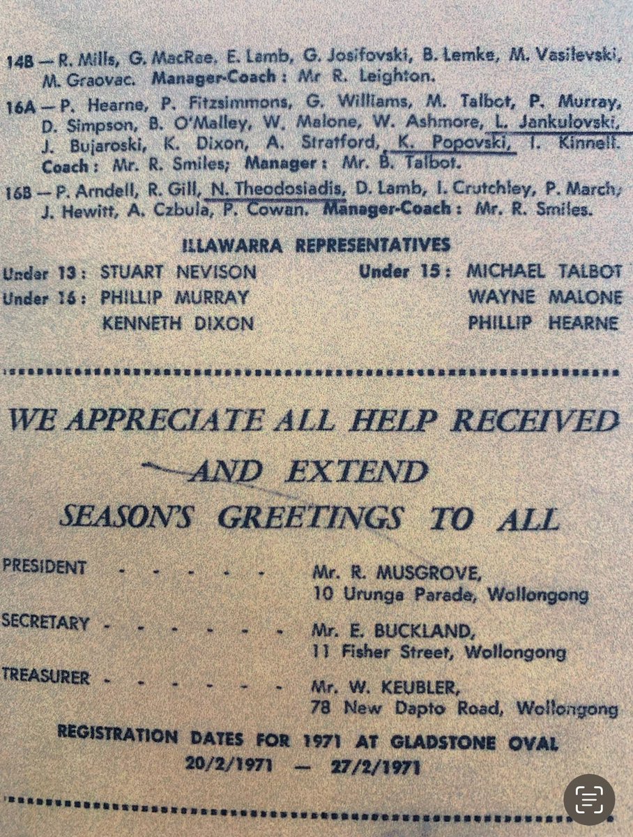 1970 Christmas greetings from Coniston Soccer Club, thanks to Peter K #illawarrafootball #illawarrasoccer #ftblutdvssoccty #footballillawarra #soccerillawarra