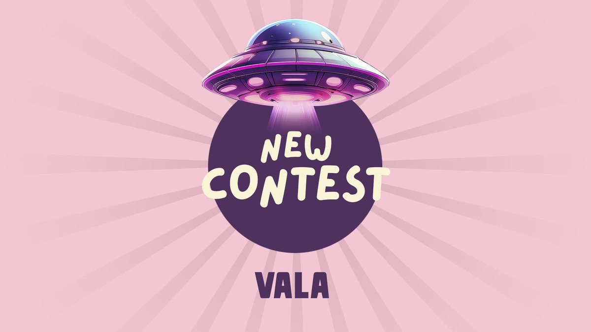tradevala's tweet photo. Weekly Contest is LIVE

$100 in your fav memecoins up for grabs

Find contest details:

✅ VALA Voyage Quest Platform
https://t.co/Wos6tMSNwE

💬 VALA Discord
https://t.co/3genjTHddE

Don't miss Thursday's X Spaces - winners must be present 

Winners announced in VALA:HQ this Friday