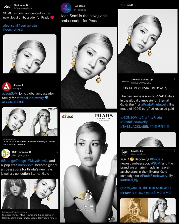 dearwinterkitty's tweet photo. All about Jeon Somi as PRADA Global Ambassador a thread 👇🏻
-
#JEONSOMI #SOMI #전소미 #소미 #SOMIxPRADA #SomiInMilan
#SOMIFastForwardToPRADA #PradaxSomi #Prada #PradaSS24 @somi_official_ @Prada @THEBLACKLABEL #THEBLACKLABEL #SOMI_FaceOfPrada https://t.co/fV975chqMI