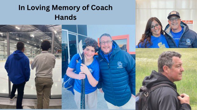 SMEaglesHockey's tweet photo. The SM Hockey Program is sad to announce the passing of one of our own.  Coach Dennis Hands passed away suddenly on Friday December 6.  Our hearts and prayers go out to his son Carter, daughter Cappy, and wife Kristen. You will be missed #GodSpeedCoachHands #WeLoveYouDennis https://t.co/3BtfLk1Ilj