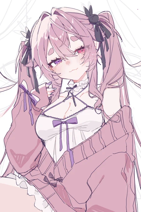 マロに代理ちゃんの立ち絵や参考資料見たいって送ってくれた方がいたのでまとめて置いておきますお顔の特徴が合っていれば、髪型や服装は自由に変えて頂いて大丈夫ですので良ければお願い致します〜〜 