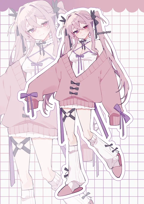 マロに代理ちゃんの立ち絵や参考資料見たいって送ってくれた方がいたのでまとめて置いておきますお顔の特徴が合っていれば、髪型や服装は自由に変えて頂いて大丈夫ですので良ければお願い致します〜〜 