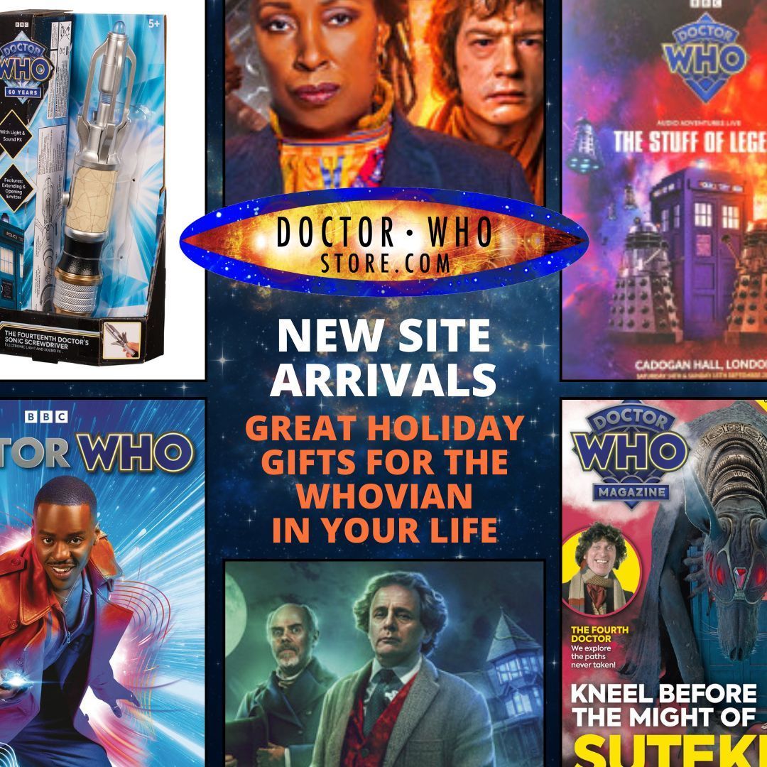alienentertain's tweet photo. Your Whovian holiday shopping all in one place on our Doctor Who Store site! 

14th Doctor sonics, new Big Finish titles, the latest DWM issues, and more: https://t.co/8WgxwBn3lS https://t.co/BVzUTTnqsh