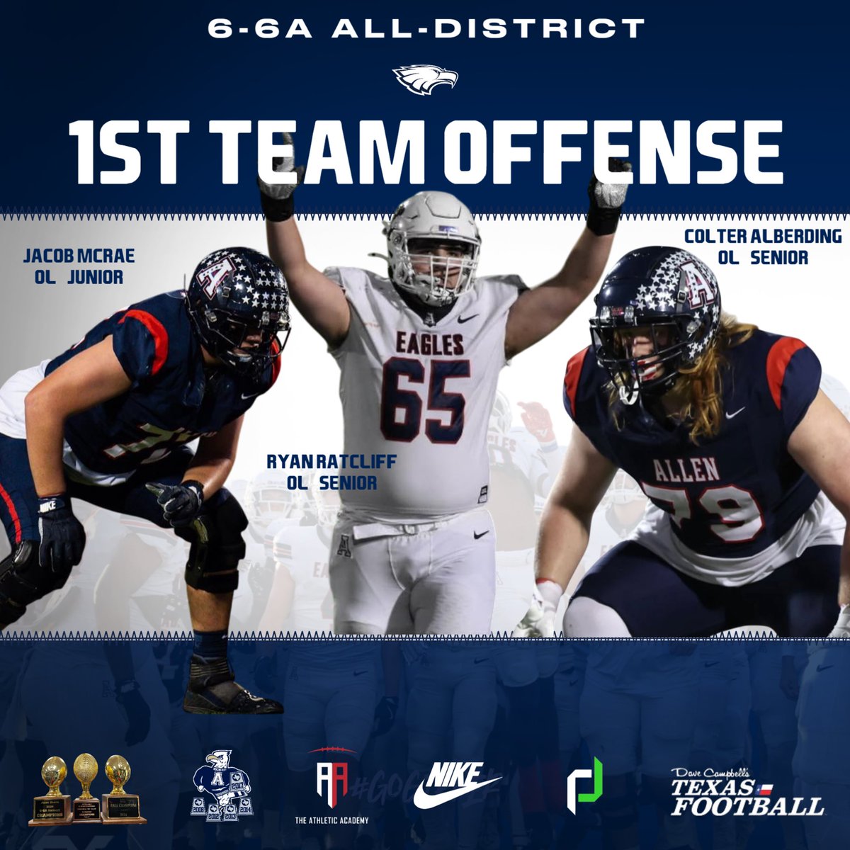 Allen Eagles Football ⭐️⭐️⭐️⭐️⭐️ tweet media