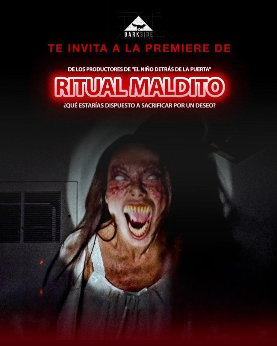 MovieCrazyP's tweet photo. 📽🚨 PREMIERE 🚨📽

Gracias a nuestros amigos de #DarkSIdeDistribution tenemos pases dobles para #RitualMaldito el martes 10 de diciembre.

• Like y RT
• Tú y tu acompañante deben seguirnos y a @mx_darkside en nuestras redes
• Screenshoots usando #DarkSideMeInvitaAlCine https://t.co/Ji4fdafz87