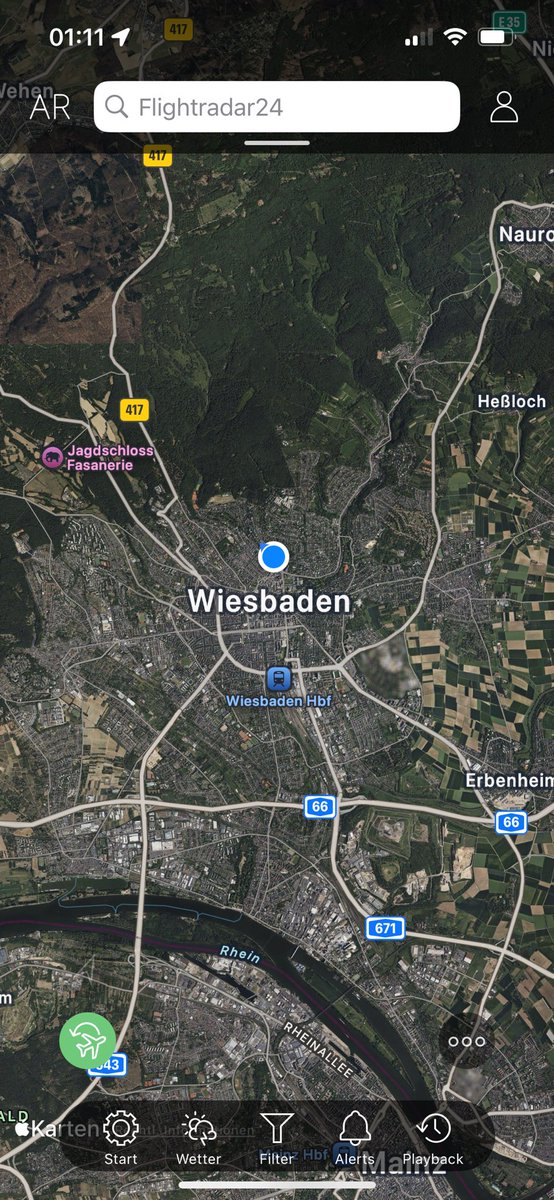 perzokat's tweet photo. Was fliegt hier um 1:11 über #Wiesbaden ohne Kennung? https://t.co/rmz0SglDUp