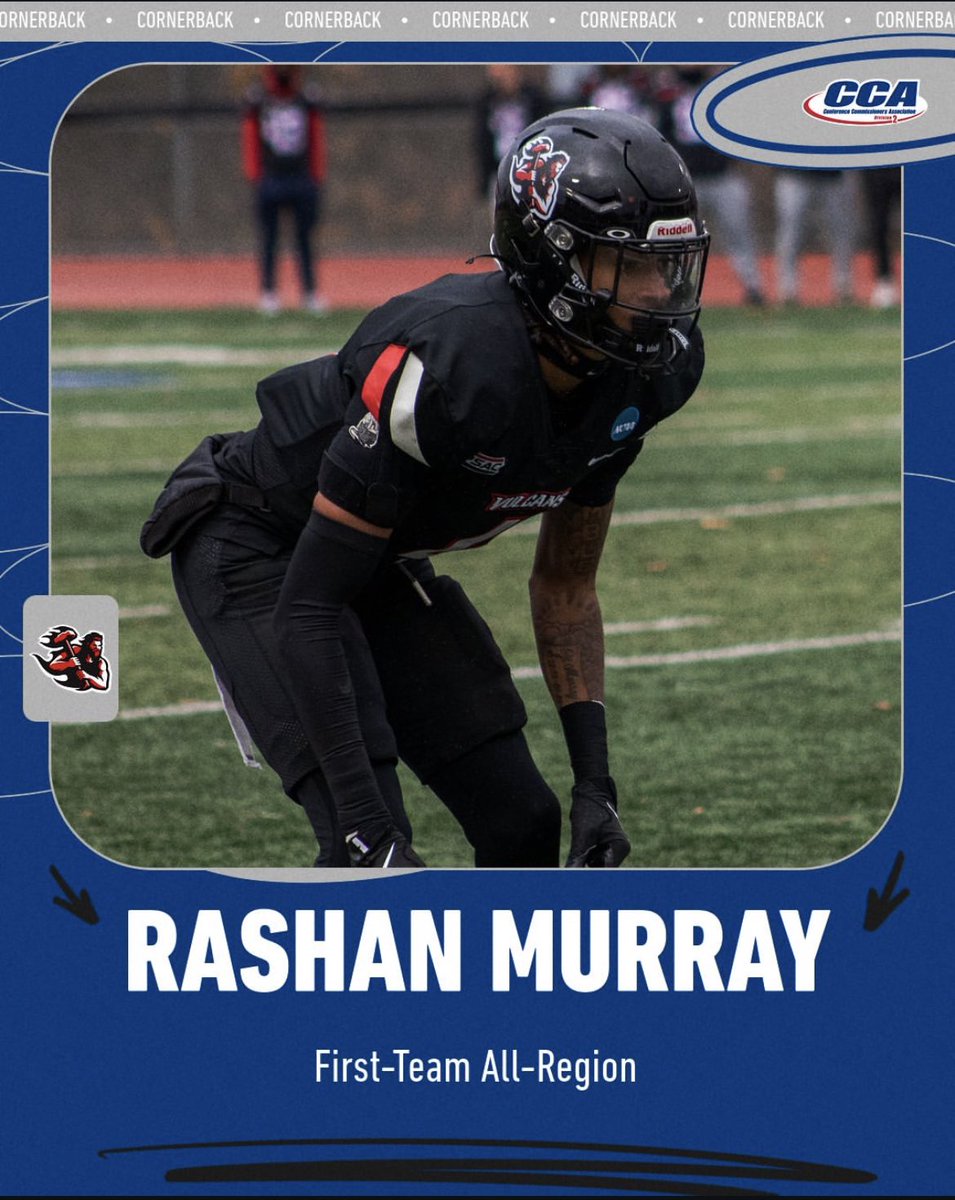1st Team All Region 
1st Team All Psac 
18 Total Passes Defended 
14 PBU’s 
4 Interceptions 
39Tackles 
2 TFL’S 
1 FF
1 QBH 
( 2024 Stats ) 

hudl.com/v/2RCjiy