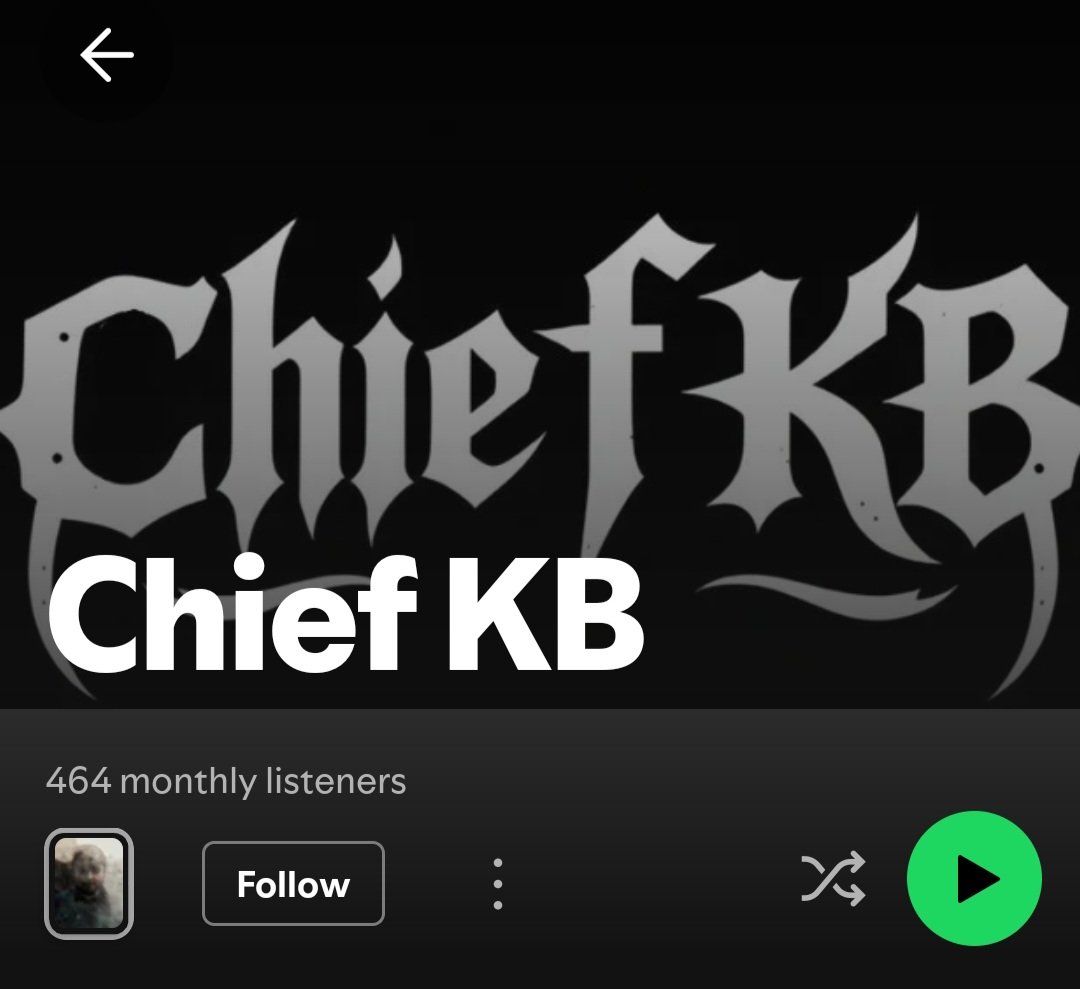 chief_kb's tweet photo. ... I don't even know what to say. I have no clue where all of these monthly listeners came from but... whether you enjoyed what you heard or not, thank you for tuning in 💙 https://t.co/fsZYBUZnGY