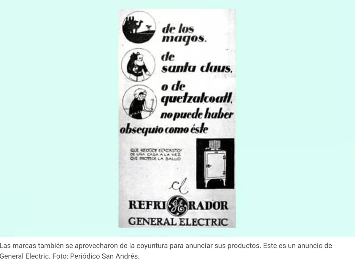 localmx_'s tweet photo. #NavidadLocal ¿Te imaginas una Navidad con Quetzalcóatl en lugar de Santa Claus? En 1930, tras el hartazgo del afrancesamiento de Porfirio Díaz, esto sucedió en la ciudad.  https://t.co/77VwjeKPqe https://t.co/iR1jZ4O1bW