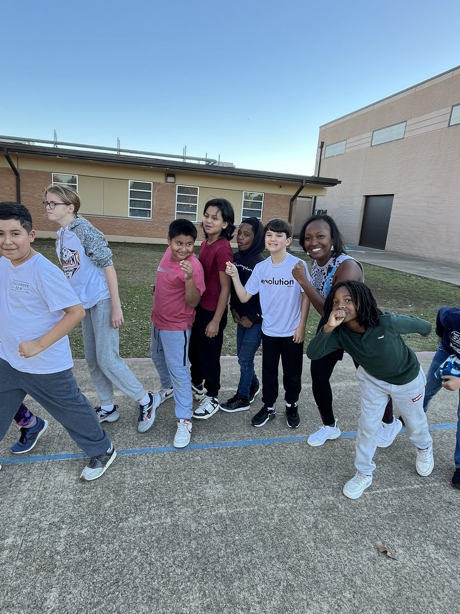 I got in a few laps with running club today.  I love hearing them cheer each other on!  #TheStonegateWay