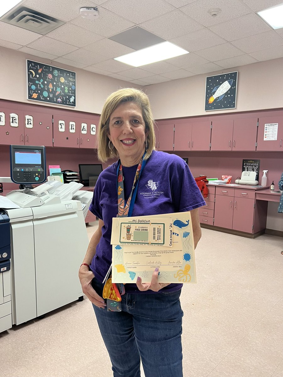 LAshley2016's tweet photo. Introducing our December Teacher of The Month- Ms. Dang 
Para of The Month- Ms. Dollison and Team of The Month- 4th Grade  
Thanks for always supporting our students  and community @Anderson_AISD https://t.co/nArR4GKiwK