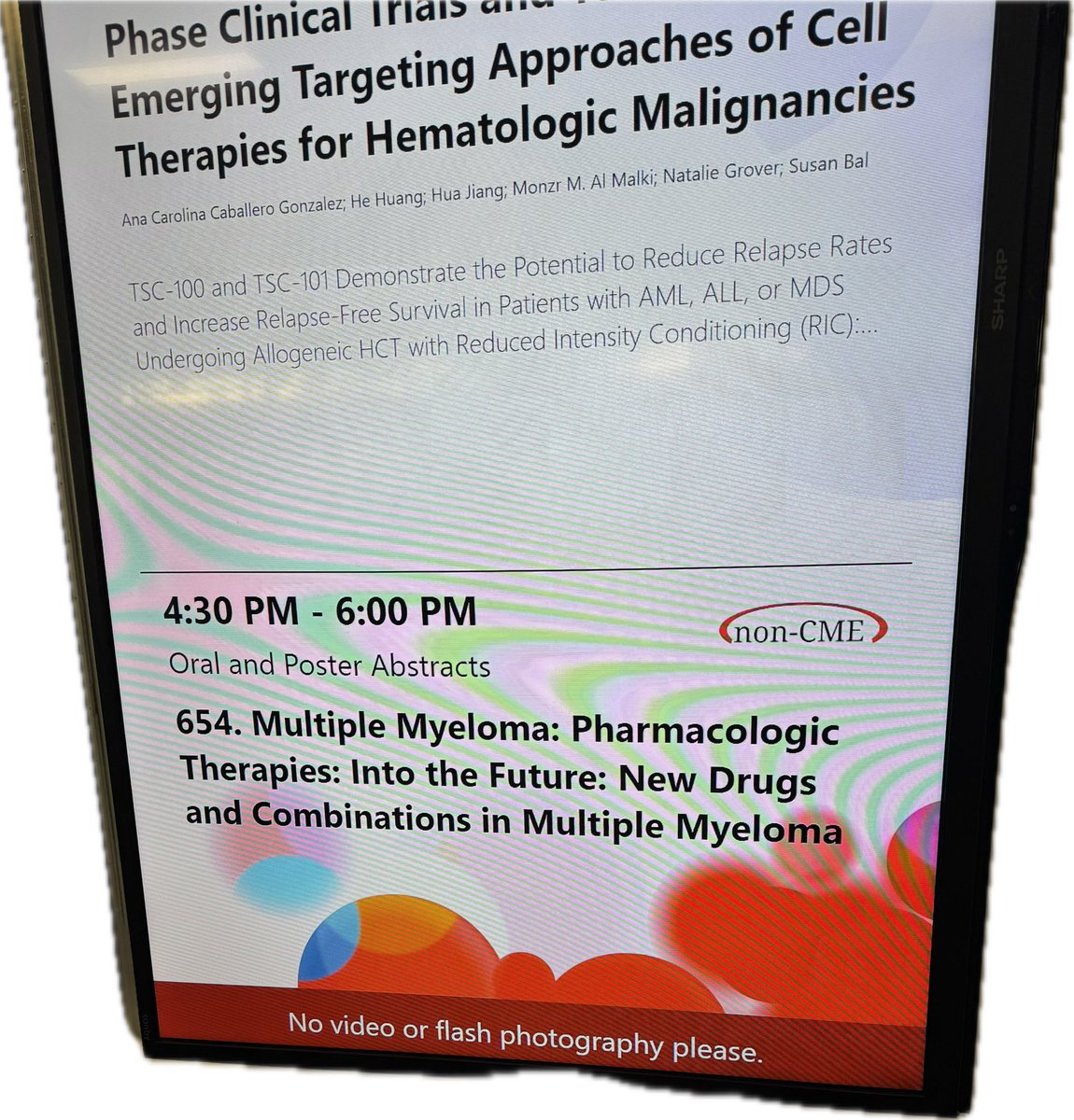 HHHHFoundation's tweet image. Time to learn about new drugs and therapies for Multiple Myeloma! While waiting to head into the presentation, the myeloma voices squad showed up

#mmsm @IMFmyeloma #IMFASH24
