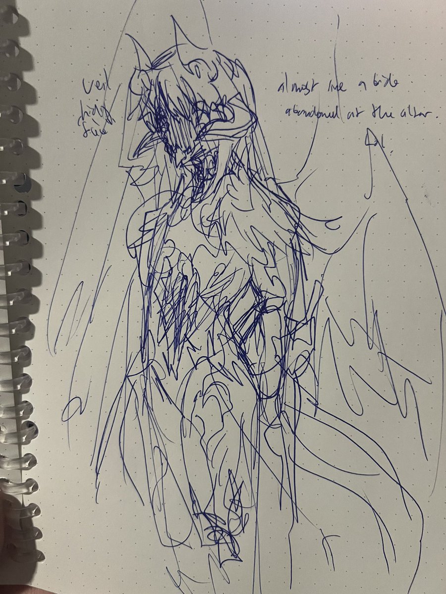 re: lightwarden featuring my crazy ballpoint pen drawings